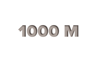 1000 million les abonnés fête salutation nombre avec en bois gravé conception png