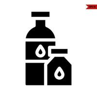 bottle drink glyph icon vector