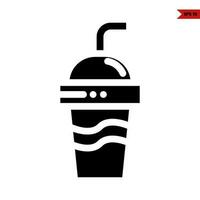 cup drink glyph icon vector