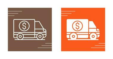 Money Truck Vector Icon