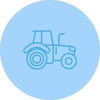 icono de vector de tractor