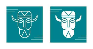 African Mask Vector Icon