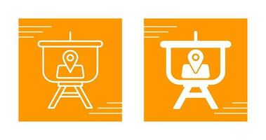 Location Presentation Vector Icon