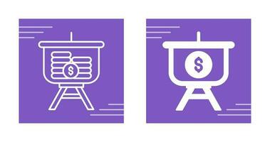 Dollar Presentation Vector Icon