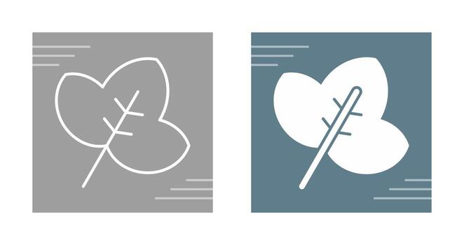 icono de vector de hoja