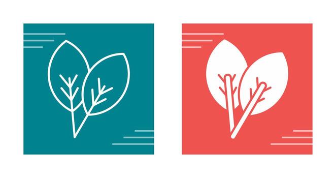 icono de vector de hoja