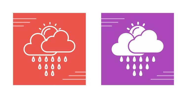 Rain Vector Icon
