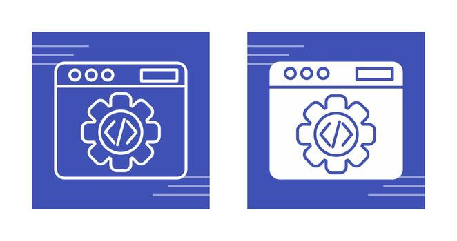 icono de vector de programación