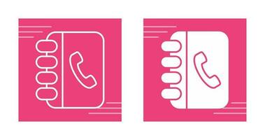 Contact Book Vector Icon