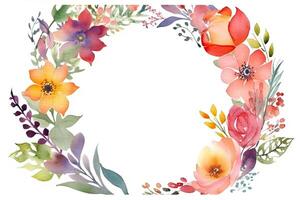 Festive floral composition. Flowers on bright colored background. photo