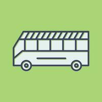 School Bus Vector Icon