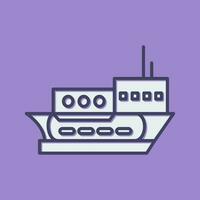 Delivery Ship Vector Icon