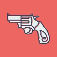 Revolver Vector Icon