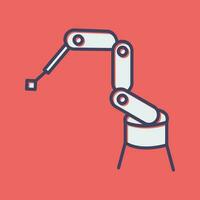 Industrial Robot Vector Icon