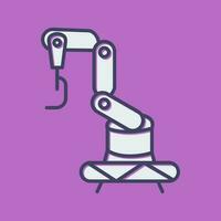 Industrial Robot Vector Icon