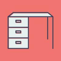 Working Table Vector Icon