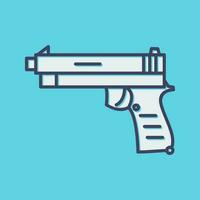 Pistol Vector Icon