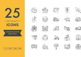 Vector set of Construction icons