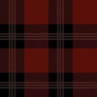 Tartan seamless pattern, red and black can be used in the design. Bedding, curtains, tablecloths photo