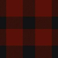 tartán sin costura patrón, rojo y negro lata ser usado en el diseño. lecho, cortinas, manteles foto