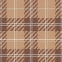 Tartan seamless pattern, brown color can be used in fashion design. Bedding, curtains, tablecloths photo