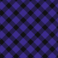 Gingham seamless pattern, black and purple can be used in the design of fashion clothes. Bedding, curtains, tablecloths photo