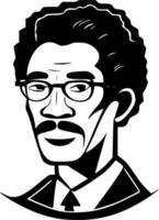 Black History, Black and White Vector illustration