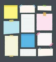 sticky note isolated on transparent background. Office paper sheet. 3440887  Vector Art at Vecteezy