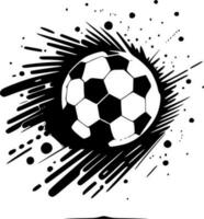 fútbol, minimalista y sencillo silueta - vector ilustración
