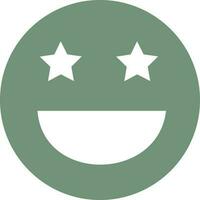 Funny emoji in groovy style . Vector design icon
