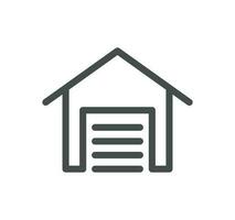 Smart house related icon outline and linear vector. vector