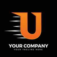 U Letter Logo Design vector