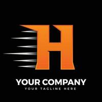 diseño de logotipo letra h vector