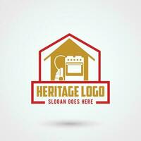 Heritage Logo Design vector