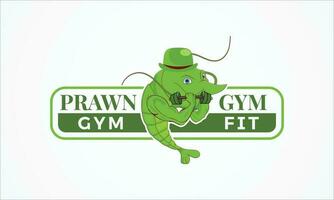Prawn Logo Design vector