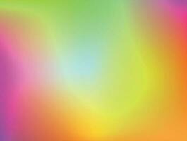 Abstract blurred gradient background in vibrant rainbow colors vector