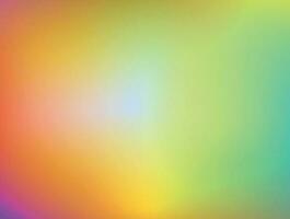 Abstract blurred gradient background in vibrant rainbow colors vector