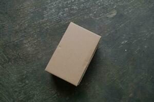 blank brown cardboard photo