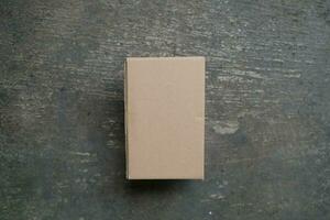 blank brown cardboard photo