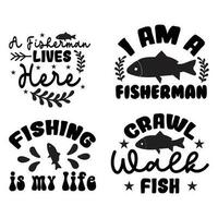 fishing t shirt design bundle ,Digital Download Bundle vector