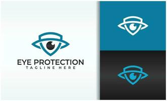 Security Eye Logo Template vector