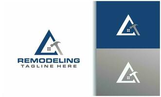 residential building and project logo vector