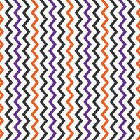 Vector seamless pattern with vertical orange, violet and grey zig zag stripes in cartoon style. Vector chevron design in orange, purple and grey colours