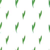 Seamless pattern with green grass vector illustration