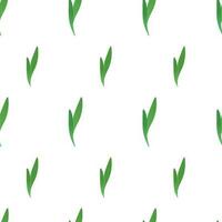 Seamless pattern with green grass vector illustration