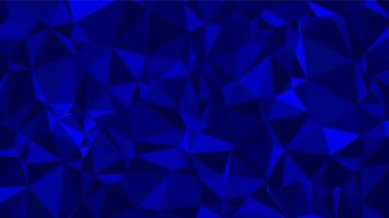 geometric triangles blue abstract background vector