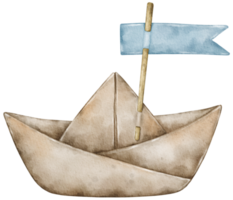 nautique été aquarelle png