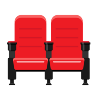 Red Cinema chairs png