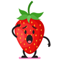 Confuse Strawberry emoji png