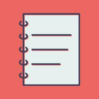 Notepad Vector Icon